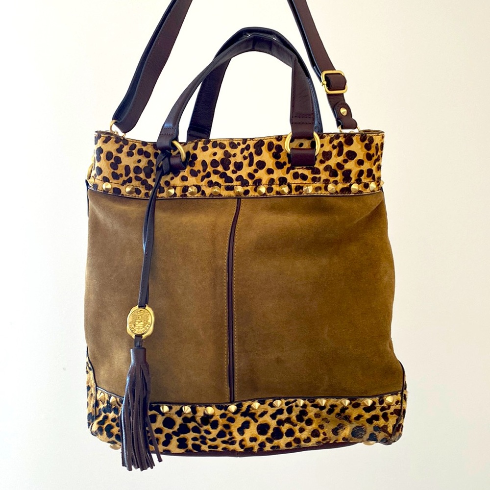 Vince Camuto Brown Suede Shoulder/handbag